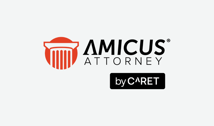 Amicus Attorney by CARET logo